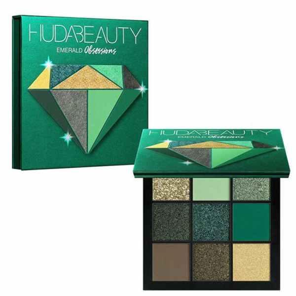 Huda Beauty Eyeshadow Palette Emerald Obsessions Melora